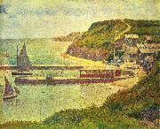 Georges Seurat Port en Bessin oil on canvas